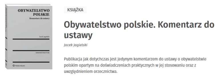 Oświadczenie O Posiadaniu Obywatelstwa Polskiego - Skrót Informacji