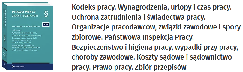 Prawo pracy Zbiór przepisów