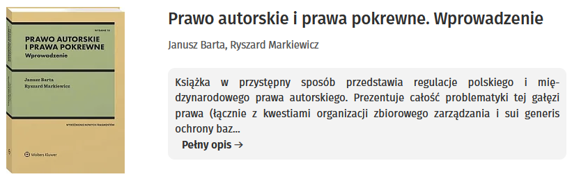 Prawo autorskie i prawa pokrewne. Wprowadzenie