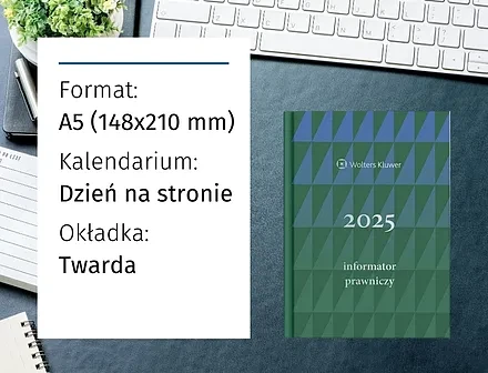 Informator Prawniczy 2025 zielony (format A5)