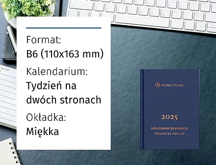 Informator Prawniczy. Tradycja od lat 2025, granatowy (format B6)