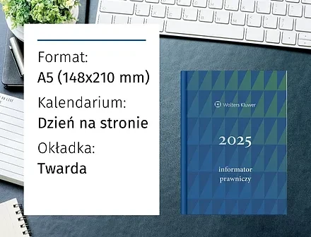 Informator Prawniczy 2025, granatowy (format A5)